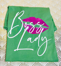 Load image into Gallery viewer, BOSS LADY (PINK LIPS) Tee