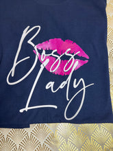 Load image into Gallery viewer, BOSS LADY (PINK LIPS) Tee